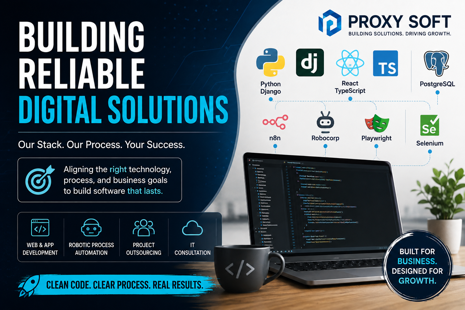 Building Reliable Digital Products with Django, Modern Frontends, and Practical Automation